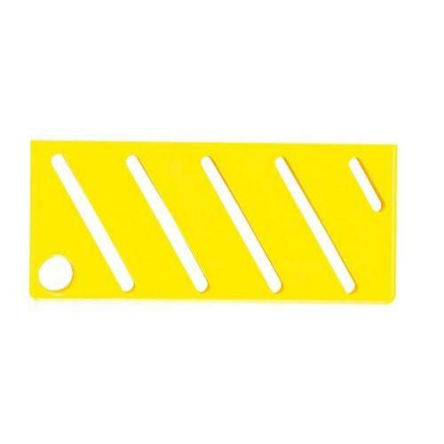 HACCP包丁差用カラープレート A(斜)タイプ イエロー