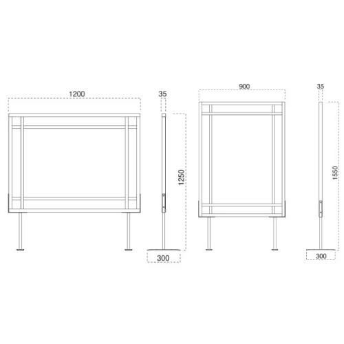 marukatsu(丸勝)　衝立 6181-9127