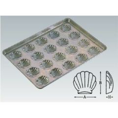シリコン加工ほたて貝型天板 20面
