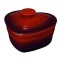 ル・クルーゼ(LE CREUSET) ラムカンダムールS(フタ付)910031-10 レッド(06)