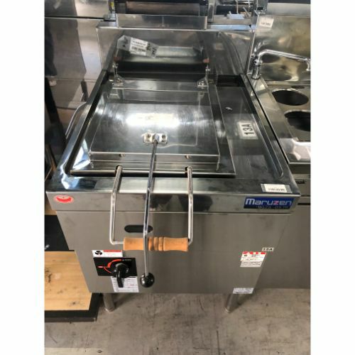 業界最長1年保証】【中古】ガス餃子焼機 マルゼン MGZS-057B 幅550