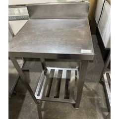 中古】作業台 BGあり 幅450×奥行450×高さ800 【送料別途見積】【業務用