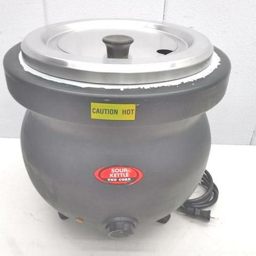 中古】湯煎式スープケトル TKG CB-60 幅350×奥行350×高さ390 【送料 