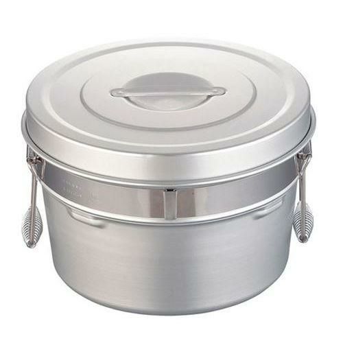 アルマイト 段付二重食缶 247-R 10L(φ304×H203)