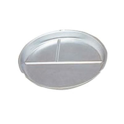 アルマイト食器 ランチ皿 ランチ皿丸型(3食)114-A