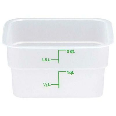 CAMBRO角型フードコンテナー 本体ナチュラルタイプ 2SFSPP　【グループA】