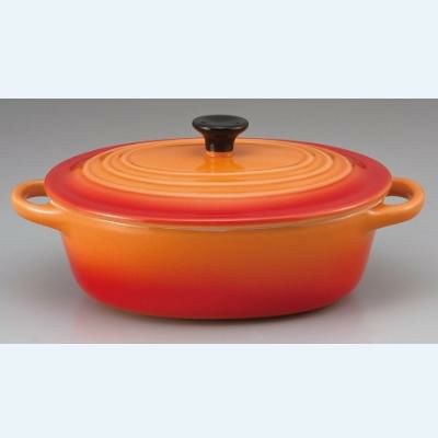 キャセロール 【ラ・フィーヌ17cm楕円キャセロール(OR)】20×12.5×8.5cm【グループR】