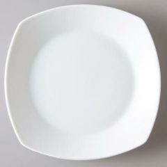 ☆21cmソフトスクエアプレート(白)