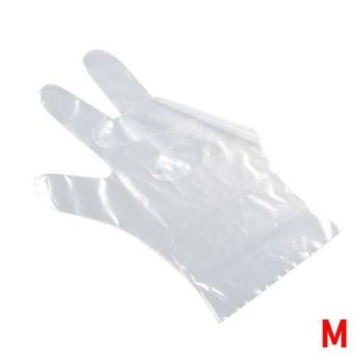 サクラメン スタンダード手袋 ポリ透明(100枚入)M 30μ
