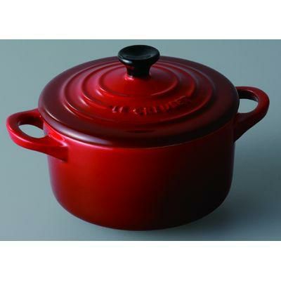 ル・クルーゼ(LE CREUSET) ミニ・ココット 910050 レッド(06)