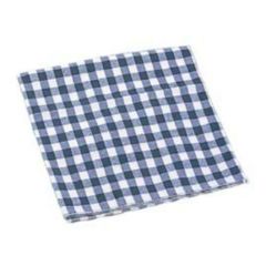 EBM ギンガム チェックナフキン ネイビー 450×450