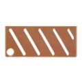 HACCP包丁差用カラープレート A(斜)タイプ ブラウン