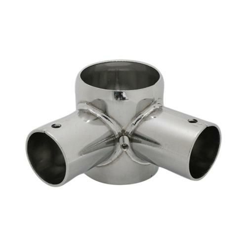 丸パイプ用二方継手 イモネジ付 TO-126A-2 TA0454