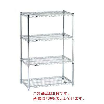 ルミナス レギュラーホームラック φ25mmシリーズ 奥行600セット H1.500 5段 W1500