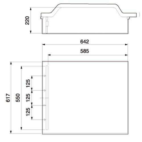 【TOSEI】真空包装機 据置型 シール有効寸法550mm ガス封入機能付 V-553G 幅660×奥行910×高さ950mm
