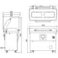 【TOSEI】真空包装機 据置型 シール有効寸法930mm ガス封入機能付 V-930 幅1076×奥行643×高さ947mm