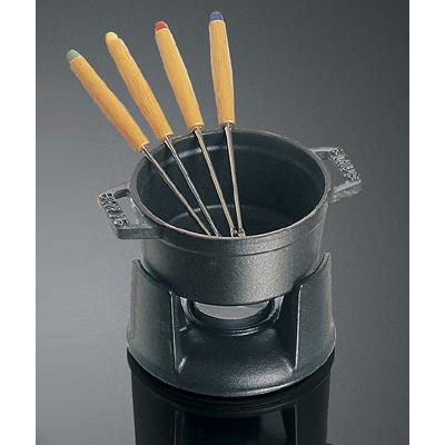 ストウブ チョコレートフォンデュ 黒 14004-23