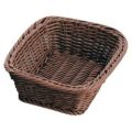 ザリーン社 PP製 スクウェアバスケット ブラウン