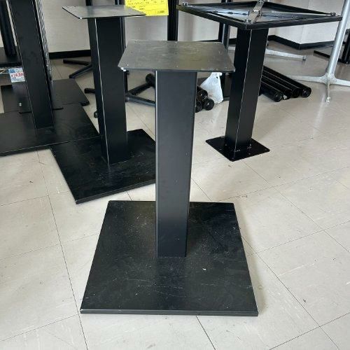 テーブルレッグ 黒 角ベース 幅500×奥行500×高さ680 【鈴鹿店在庫】
