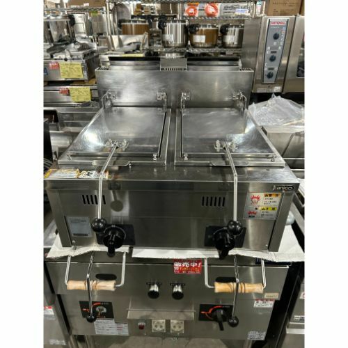 業界最長1年保証】【中古】卓上2連餃子焼器 タニコー N-TCZ-6060GW 幅