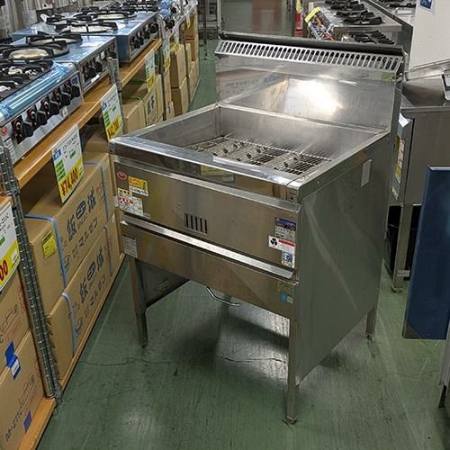 業界最長1年保証】【中古】一槽ガスフライヤー マルゼン MGF