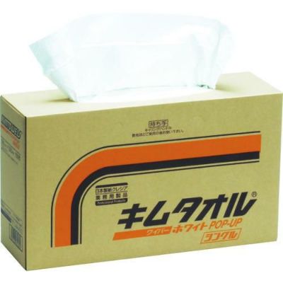 クレシア キムタオル ホワイト ポップアップシングル 1Cs(箱)＝600枚入