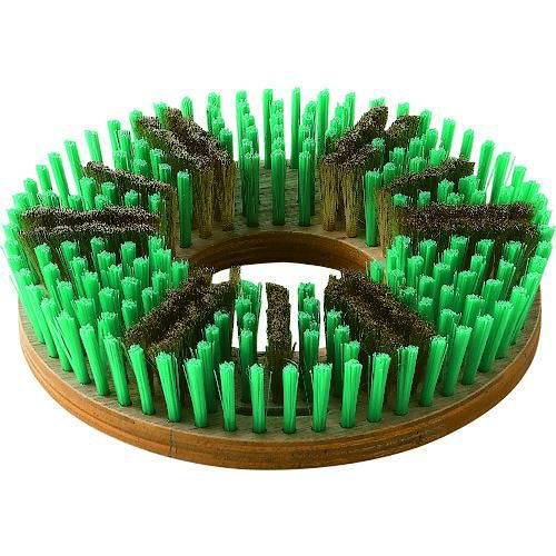 コンドル 床洗浄機器 ポリシャー用 真鍮トーロンブラシ 12インチ