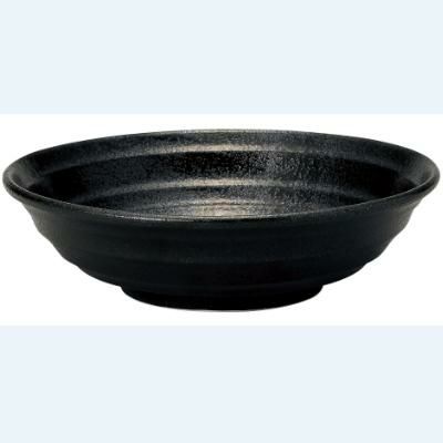 鳴門 麺鉢（中） 黒耀