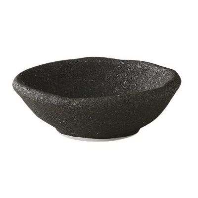 炭化黒 パレット楕円小付