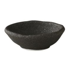 炭化黒 パレット楕円小付