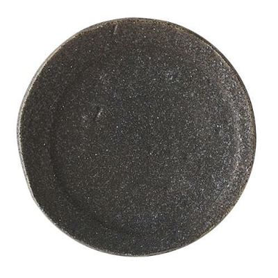炭化黒 12月光丸皿/業務用/新品