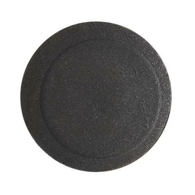 炭化黒 20月光丸皿/業務用/新品