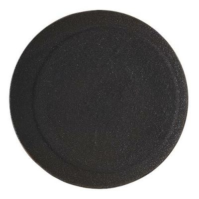 炭化黒 24月光丸皿/業務用/新品