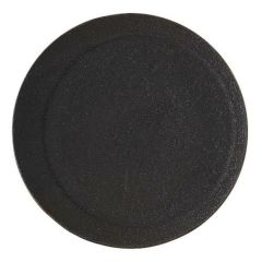 炭化黒 24月光丸皿/業務用/新品