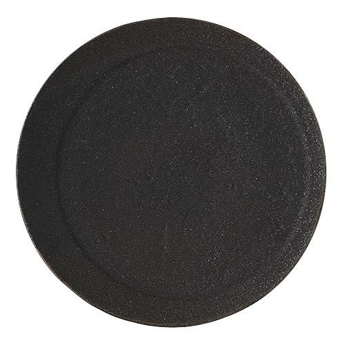 炭化黒 24月光丸皿/業務用/新品