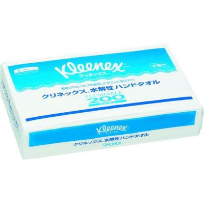 クレシア クリネックス 水解性 ハンドタオル 35Pk（200枚/Pk）