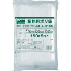 TRUSCO 業務用ポリ袋 厚み0.05×150L  （5枚入）