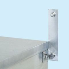 ステンレス保管ユニット オプション 壁固定金具(床タイプ) SU-WK2