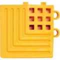 テラモト タッチマット2専用ふち 角ふち 黄