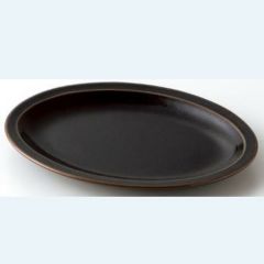 ☆柚子黒天目 ８”プラター