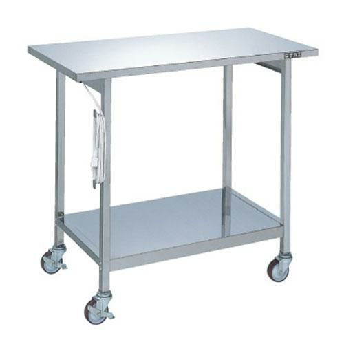 SR-094SU ステンレス実験テーブル 幅900×奥行450×高さ800mm