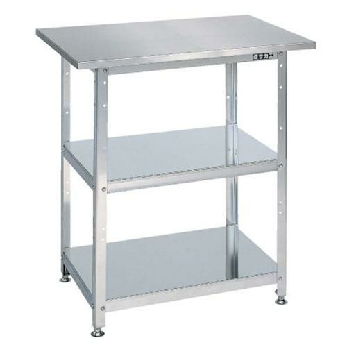 SU-075 ステンレス一人用作業台(固定式) 幅750×奥行500×高さ790mm