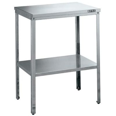 ステンレス小型作業台 SK4-600/外寸：幅600×奥行450×高さ800mm