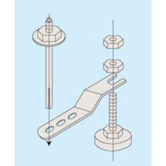 ステンレスオプション固定金具(床タイプ) SU-FSK