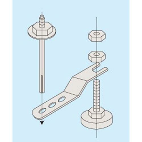 SU-FSK ステンレスオプション固定金具(床タイプ)
