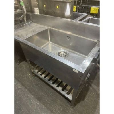 業務用 1槽ソイルドシンク 860x670x960