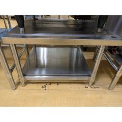 中古】コンロ台 BGなし 幅600×奥行750×高さ450 【送料別途見積】【業務