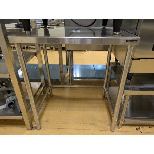 中古】作業台 三方枠 BGなし 幅750×奥行600×高さ800 【送料別途