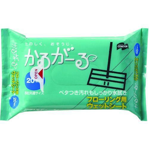 コンドル フローリングワイパー用 フローリングウェットシート20P（20枚入）