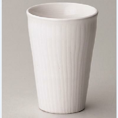 ☆粉引釘彫カップ